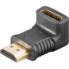 "MicroConnect HDMI 19 Angled Adaptor F-M 4K - High-Performance Connection for Ultra HD"